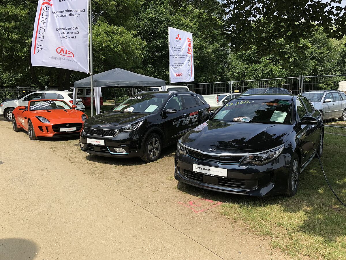 Gartenwelten Dieburg 2018 mit dem Autohaus Iser Team